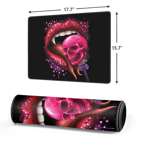 Vampire Skull Lollypop by Sarah Richter Gaming Mouse Pad
